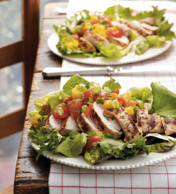 Grilled Chicken with Citrus Salad