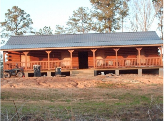 Honest Abe Log Home Survives Tornado