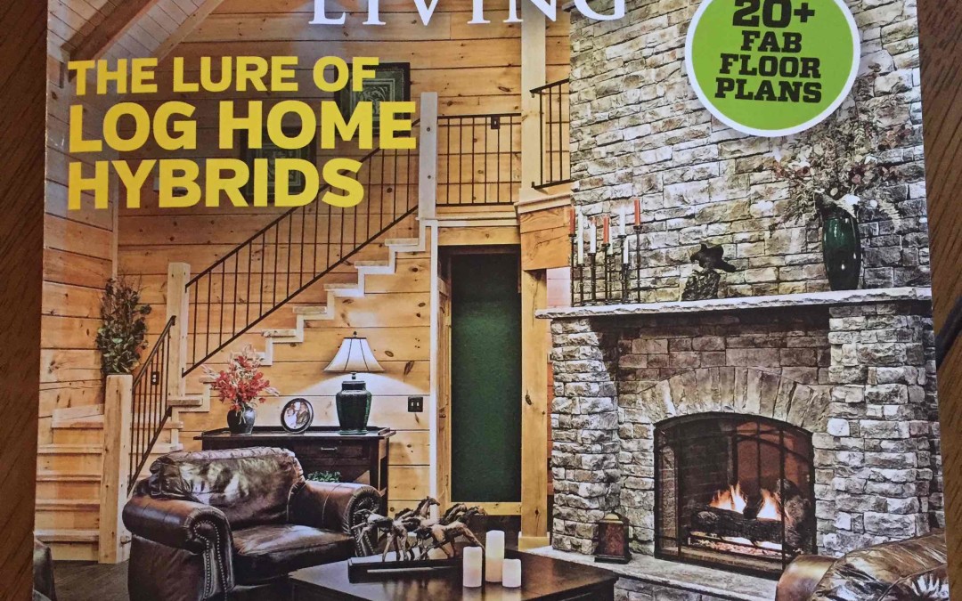 Crossville Model Featured on Cover of March Log Home Living