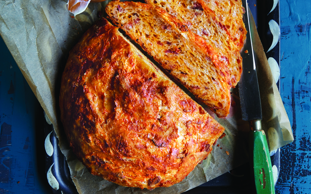 Crusty Bacon and Cheese Bread