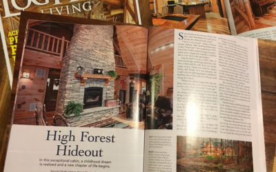 Log Home Living Features Honest Abe Home
