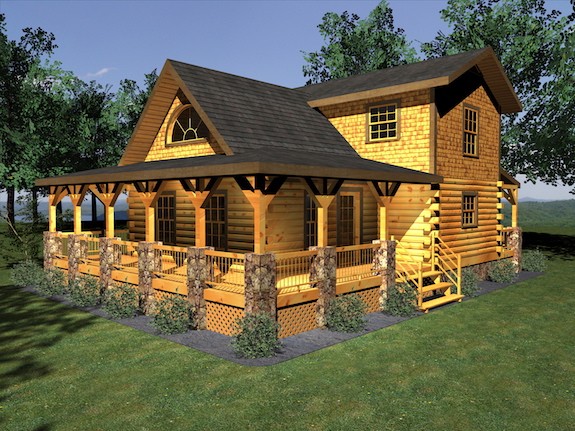 Downsize to a Log or Timber Frame Forever Home