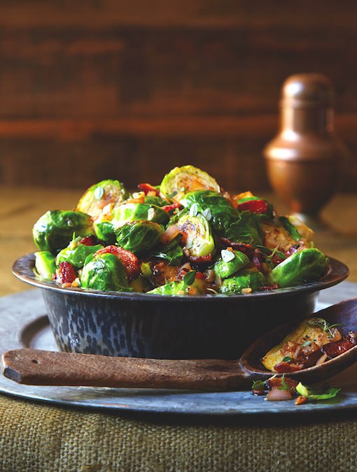 “Salad” of Brussels Sprouts, Bacon and Sherry