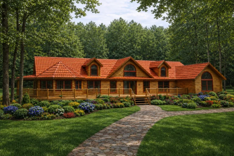 Avalon-4-bedroom-log-cabin-floor-plan-3575-sq-ft