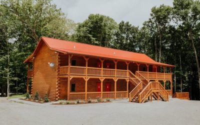 New Log Lodge Open for Season at Holmes Bend