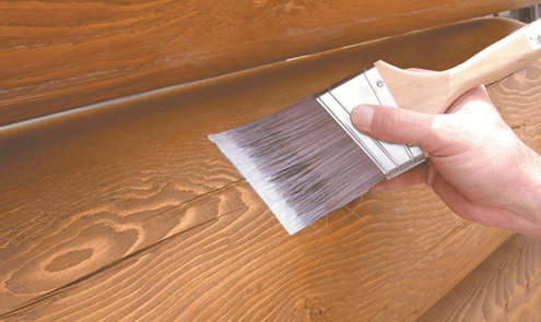 How to Manually Stain Logs Using the Back-Brush Technique