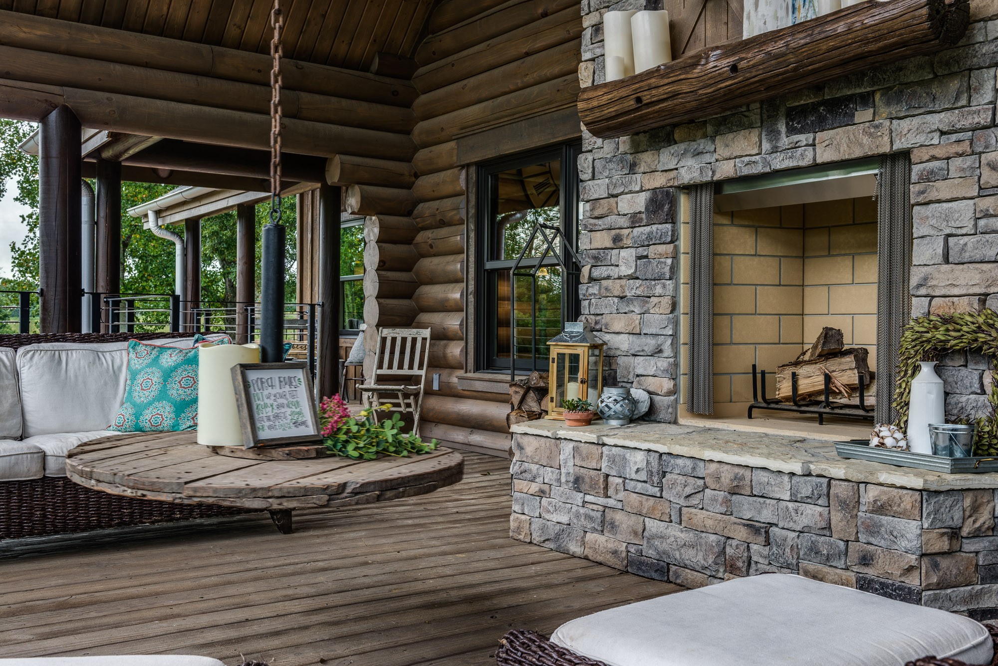 Gaining Living Space Honest Abe Log Homes & Cabins