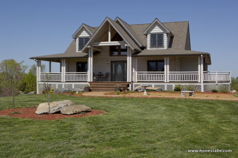 Custom Log Home - Ashlock