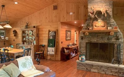 Planning a Log Home Fireplace