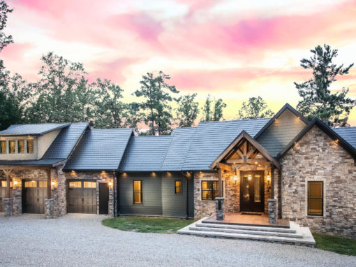 A Home of Stone and Timber Emerges from the Cumberland Plateau Forest