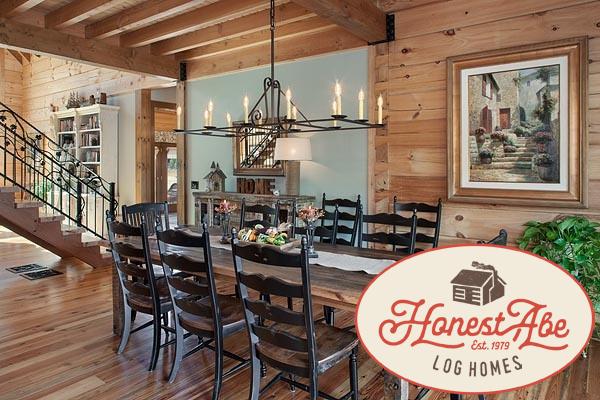 How to Design a Beautiful Log Home Dining Area