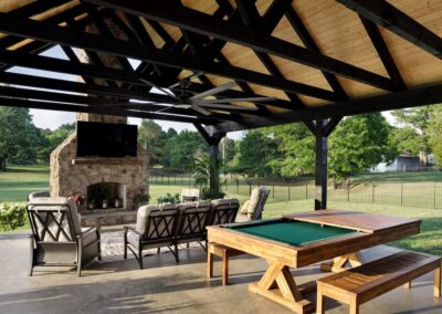Outdoor Living in a Timber Frame Addition