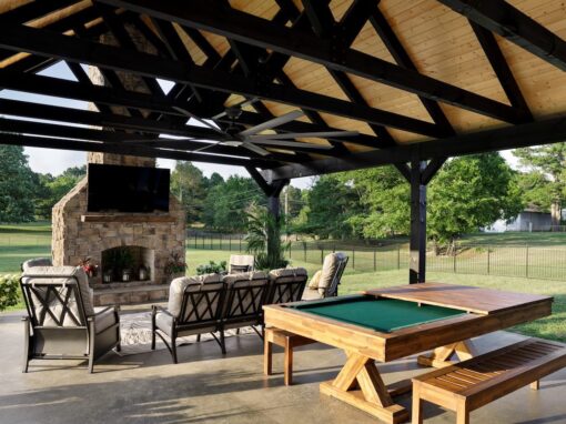 Outdoor Living in a Timber Frame Addition