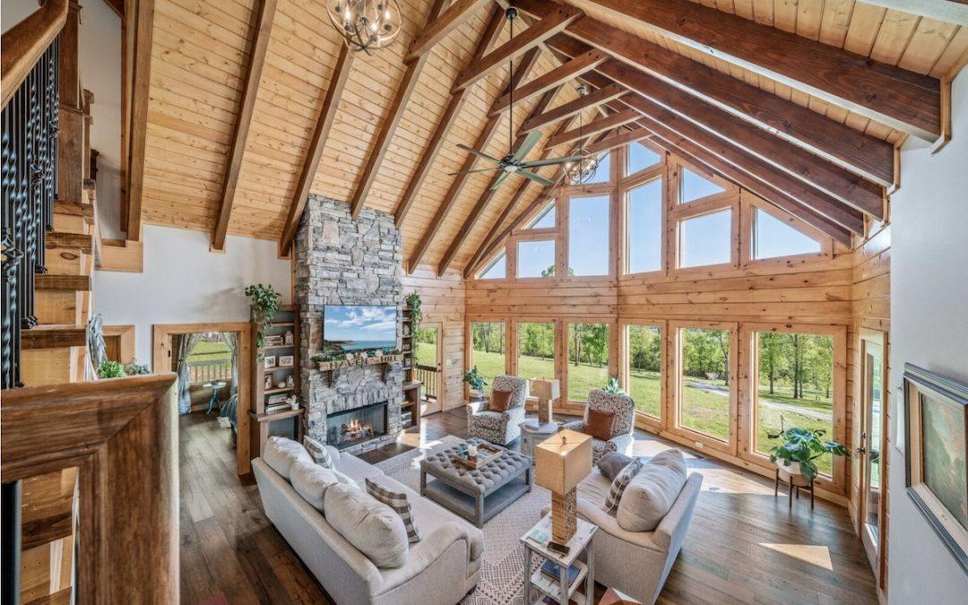 Haven on the Hill Featured in Log Home Living