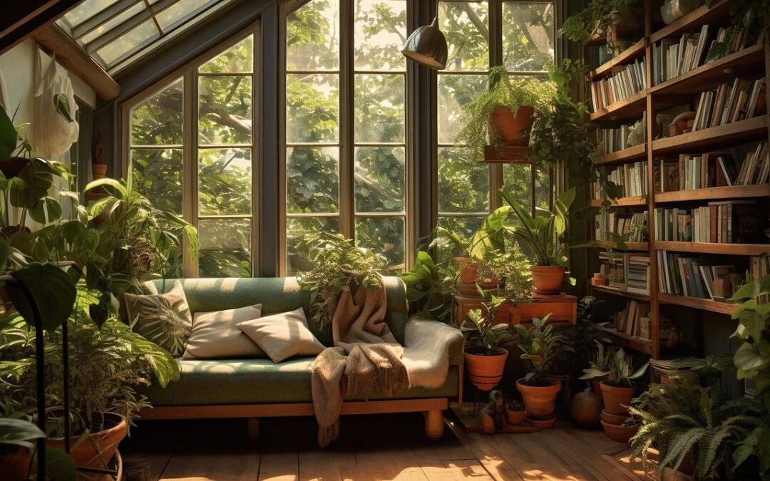 Cozy Reading Retreats in Timber Surroundings