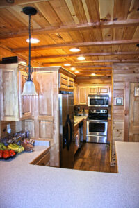 Galley Style Kitchen in Byrne Cabin