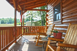 A porch must have a porch swing!